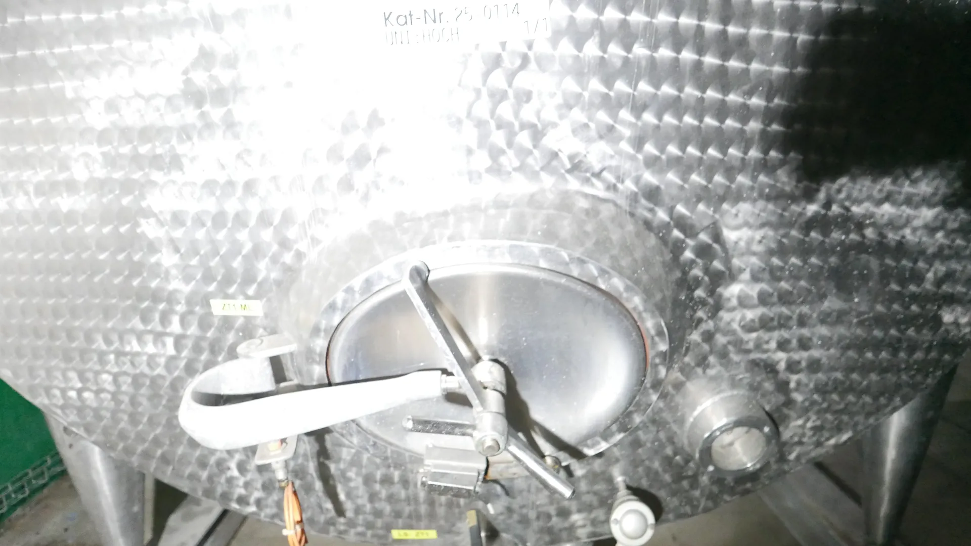 25-0114EUBA 15.000 Liter Zuckertank/ Lagertank aus V2A horirontal