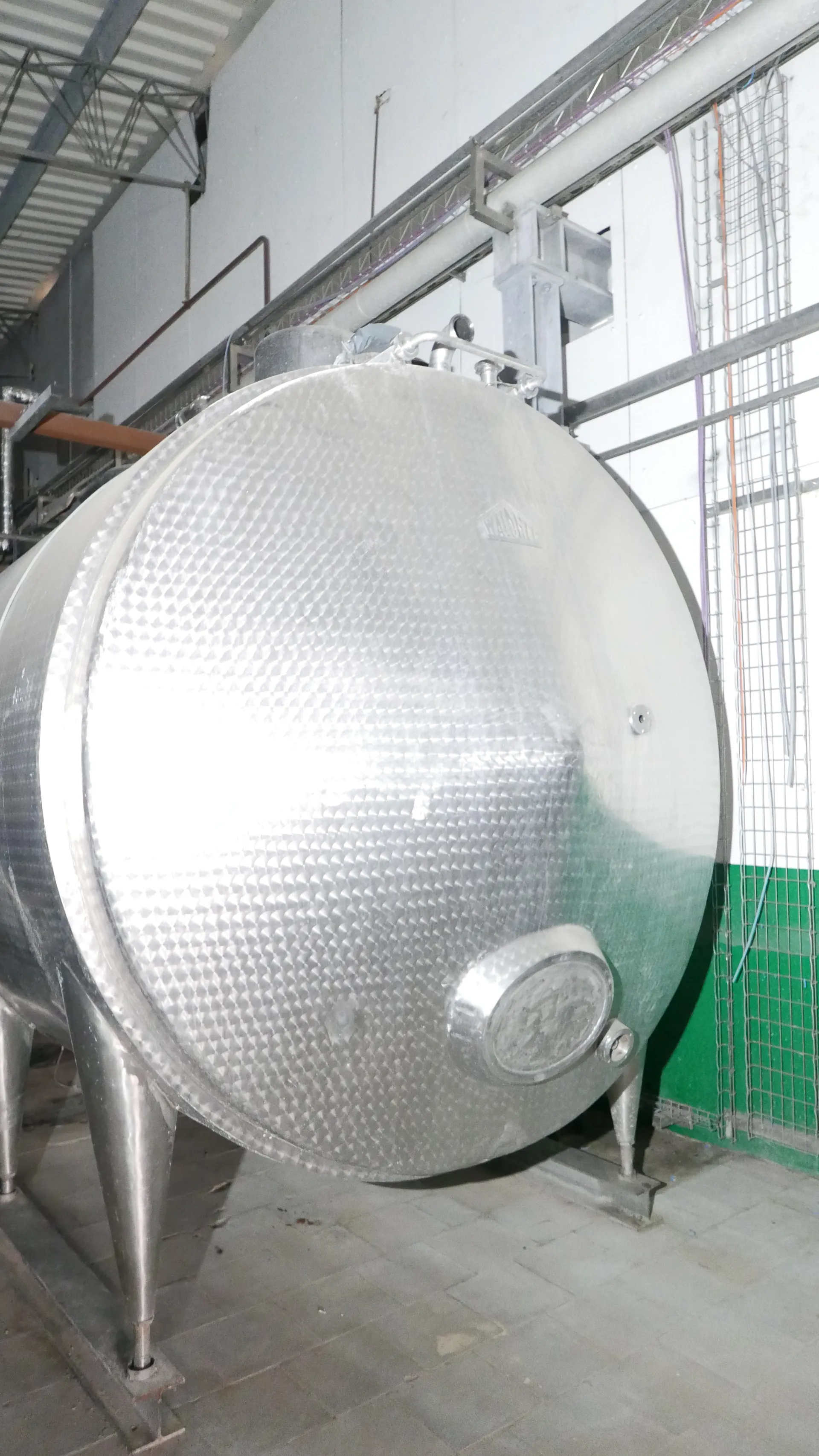25-0114EUBA 15.000 Liter Zuckertank/ Lagertank aus V2A horirontal