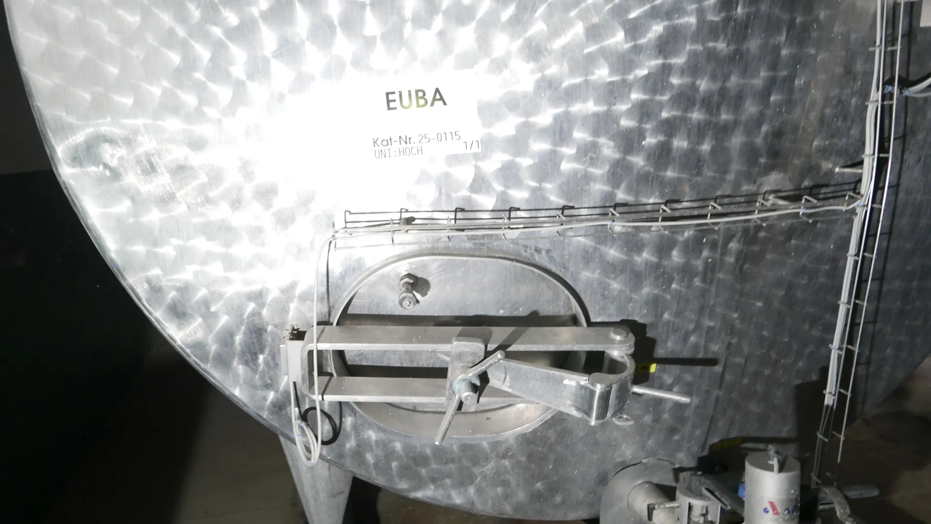25-0115EUBA 22.000 Liter Zuckertalk/ Lagertank aus V2A horizontal