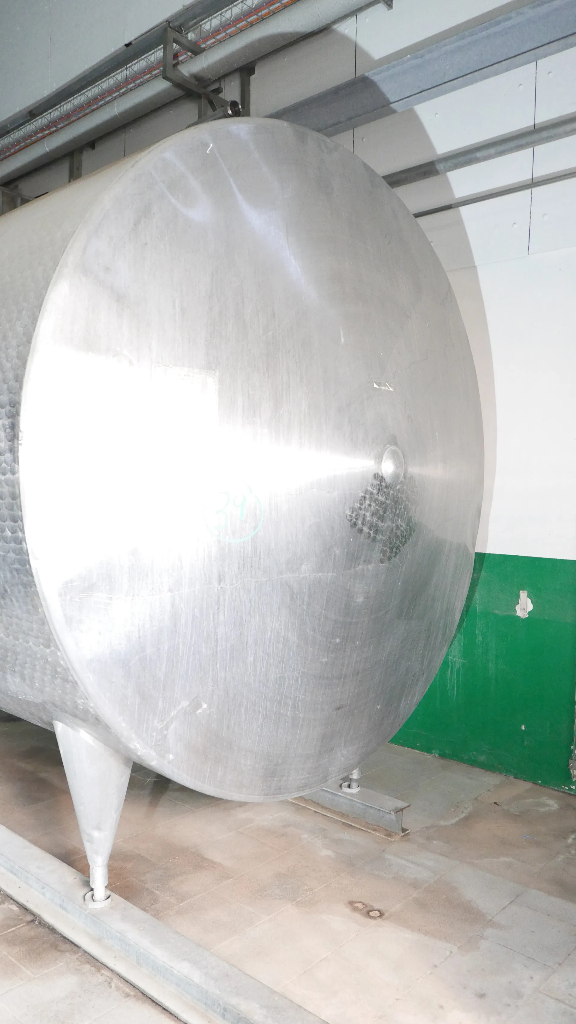25-0115EUBA 22.000 Liter Zuckertalk/ Lagertank aus V2A horizontal