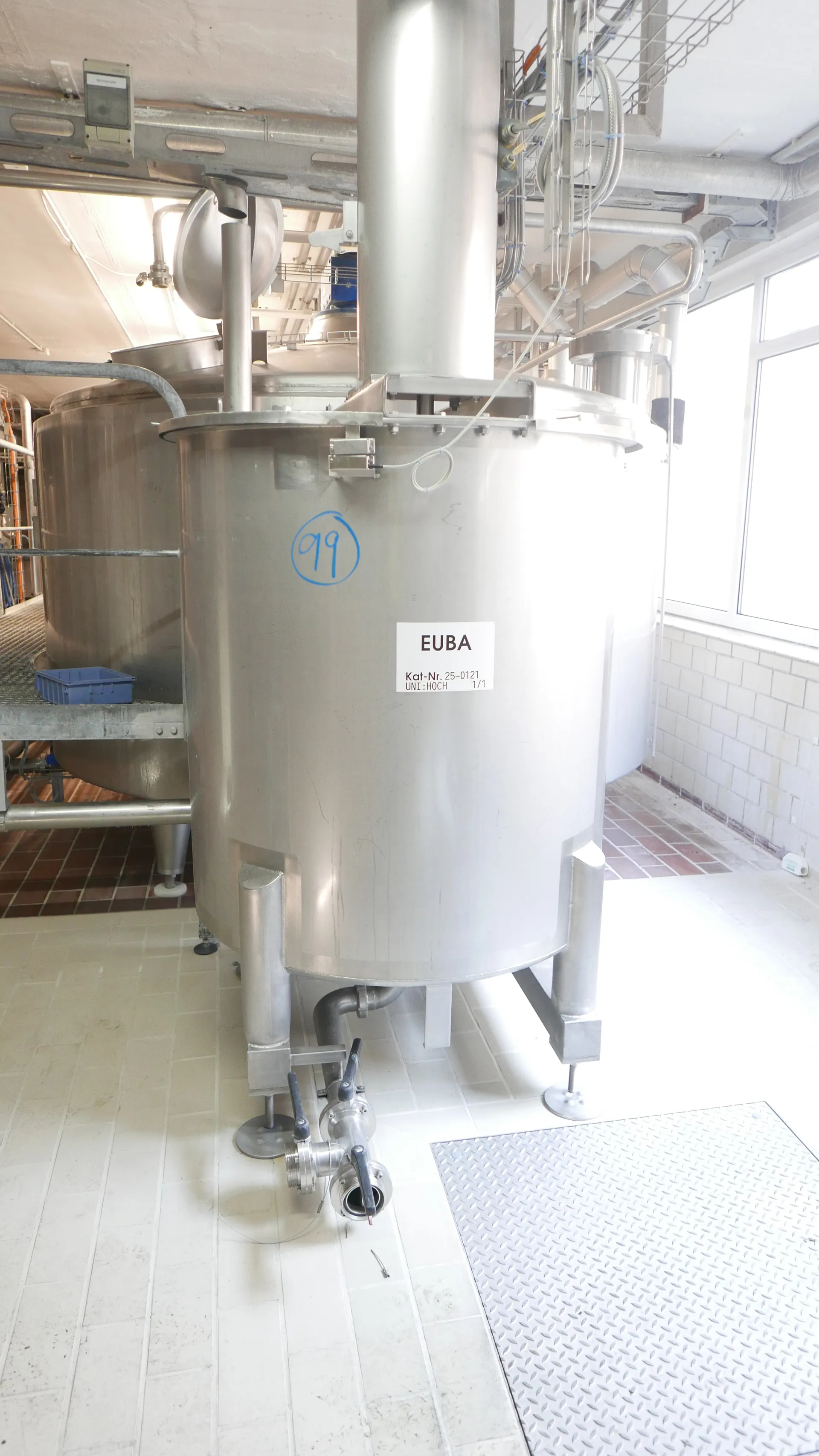 25-0121EUBA 1.100 Liter Turborührer/ Turbomischer aus V2A