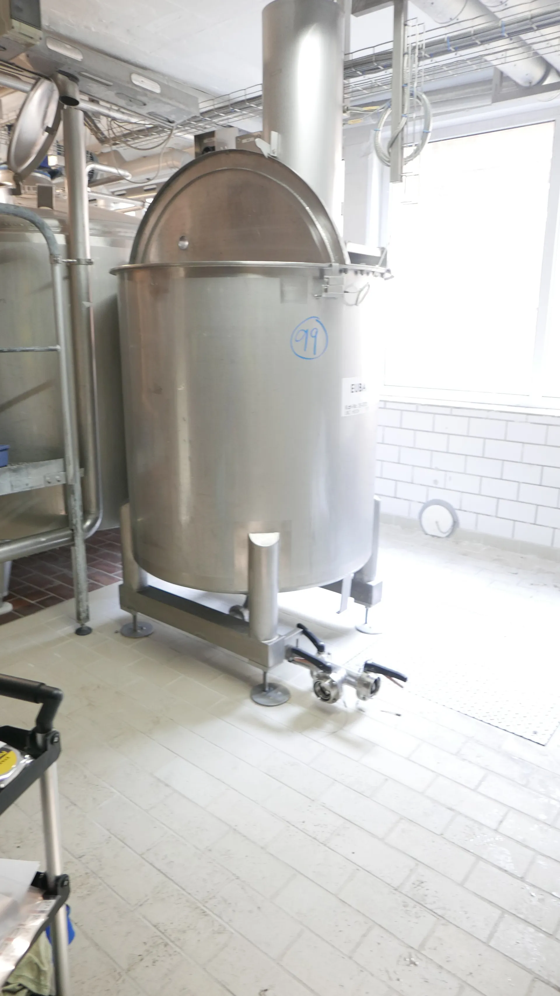 25-0121EUBA 1.100 Liter Turborührer/ Turbomischer aus V2A