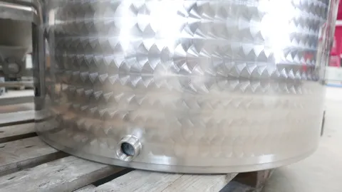 25-0130  1.110 Liter Immervolltank aus V2A mit Schwimmdeckel und Staubdeckel  