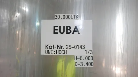25-01423EUBA 30.000 Liter Rührwerkstank / Lagertank aus V2A isoliert