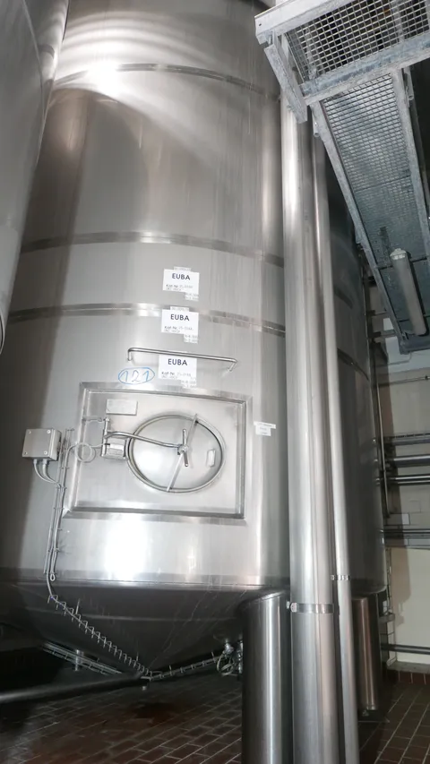 25-0144EUBA 60.000 + 30.000 + 30.000 Liter 3-Stocktank / Rührwerkstank / Lagertank aus V2A