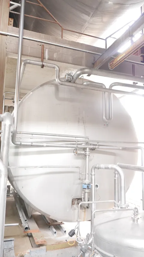 25-0158EUBA 60.000 Liter Brauchwassertank UTH aus V2A isoliert horizontal