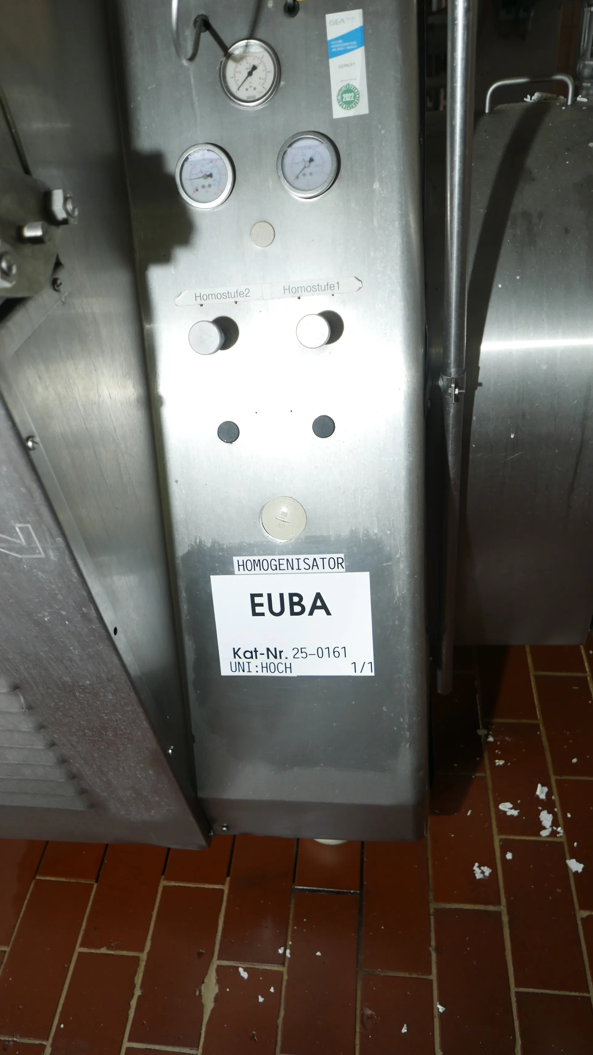 25-0161EUBA 22-000 L/St. Homogenisator GAULIN TYP 5812 MO45 29TPS 