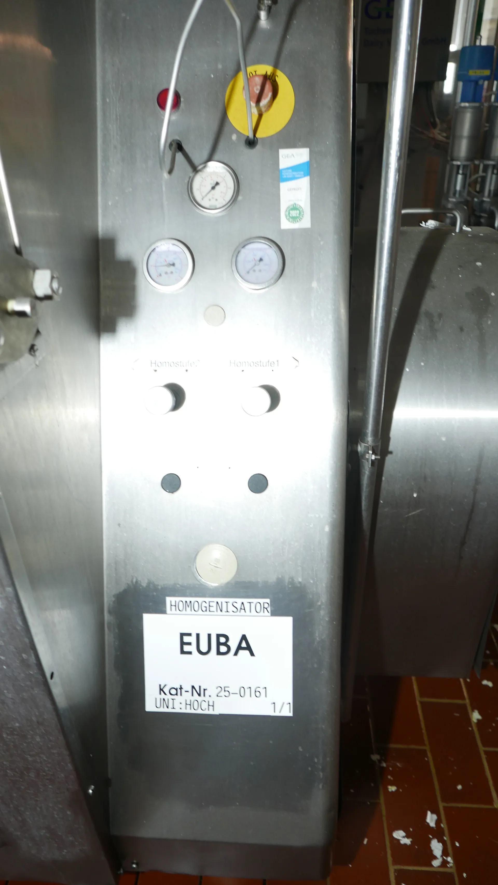 25-0161EUBA 22-000 L/St. Homogenisator GAULIN TYP 5812 MO45 29TPS 