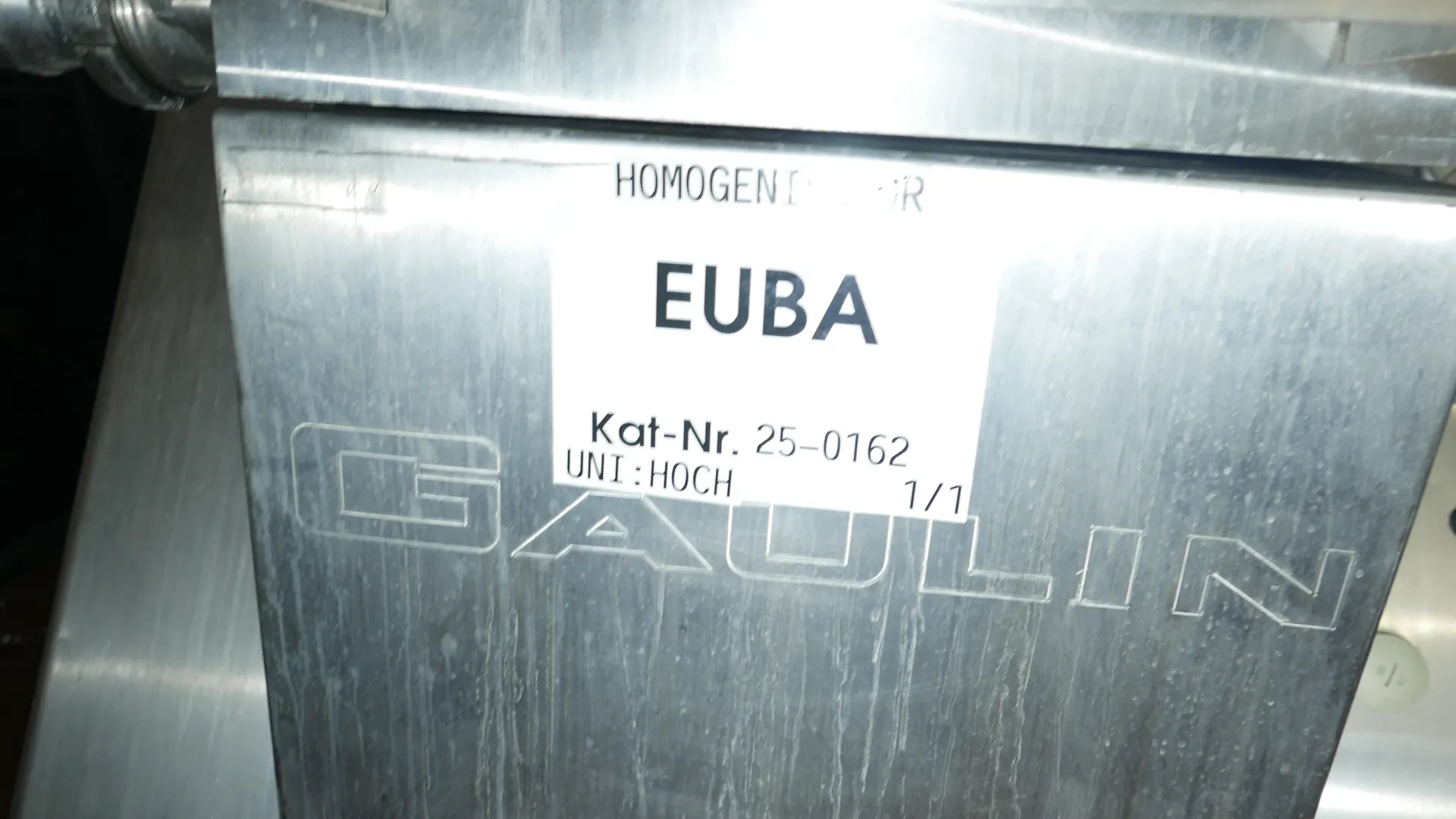 25-0162EUBA 22.000 L/St. Homogenisator GAULIN 