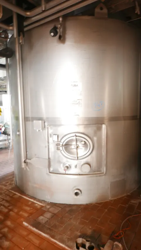 25-0174EUBA 16.000 Liter Milchtank/ Rührwerkstank / Vorstapeltank UHT aus V2A  isoliert
