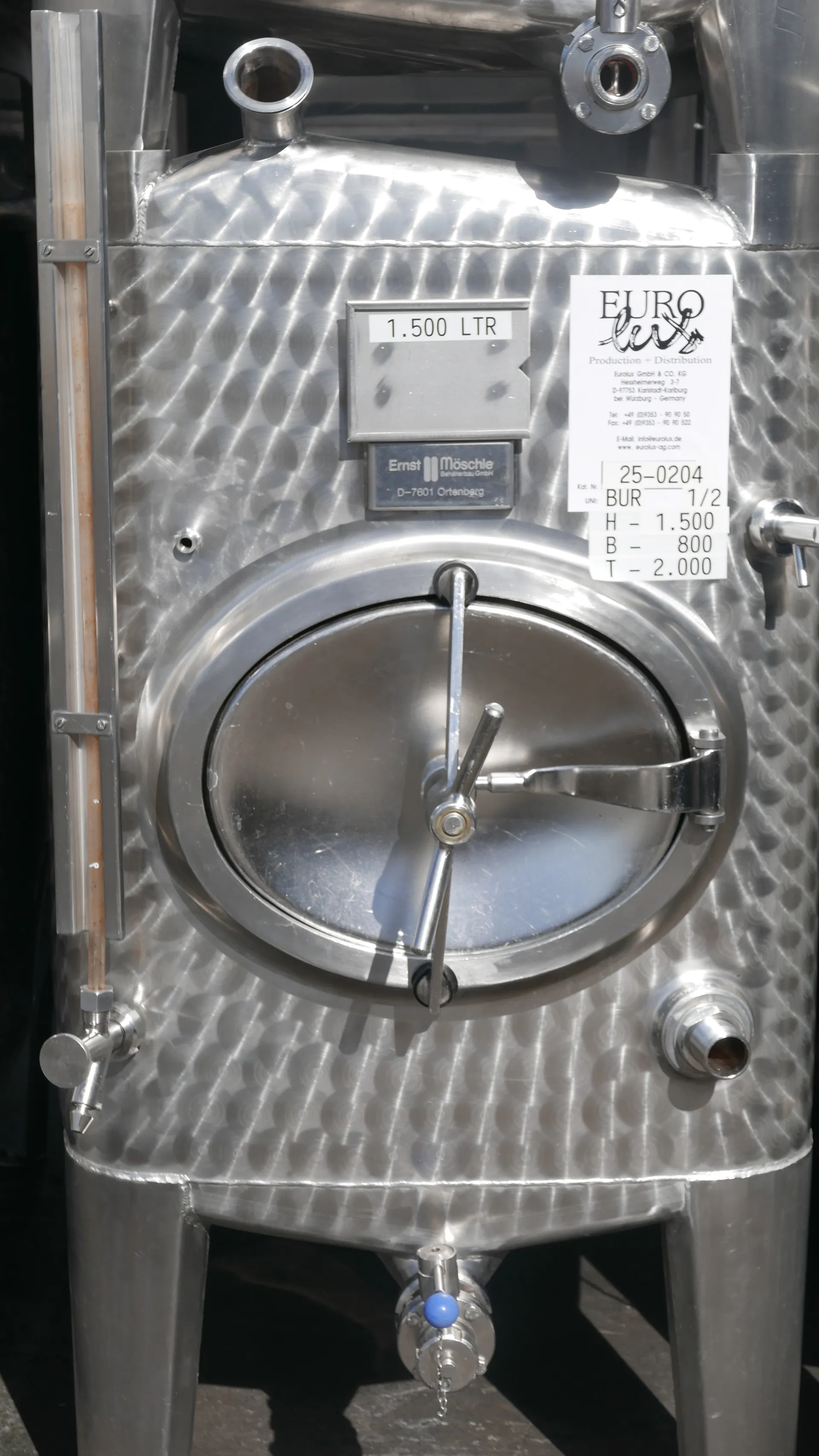 25-0204 Lagertank kubisch 1.500 Liter