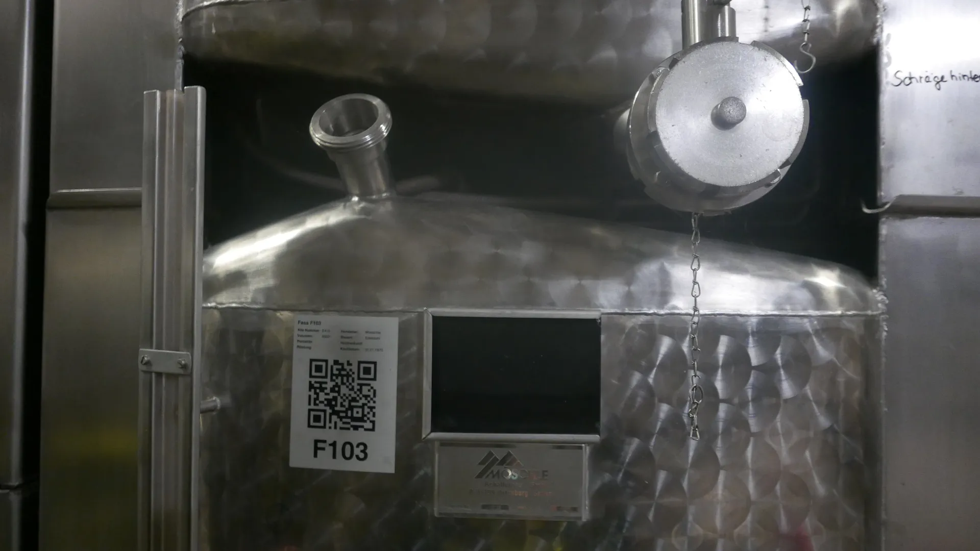 5.000 Liter Weintank/Lagertank Möschle, kubisch mit Kühlmantel