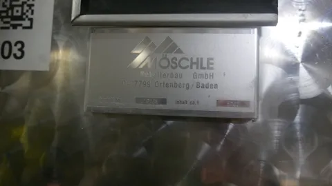 5.000 Liter Weintank/Lagertank Möschle, kubisch mit Kühlmantel