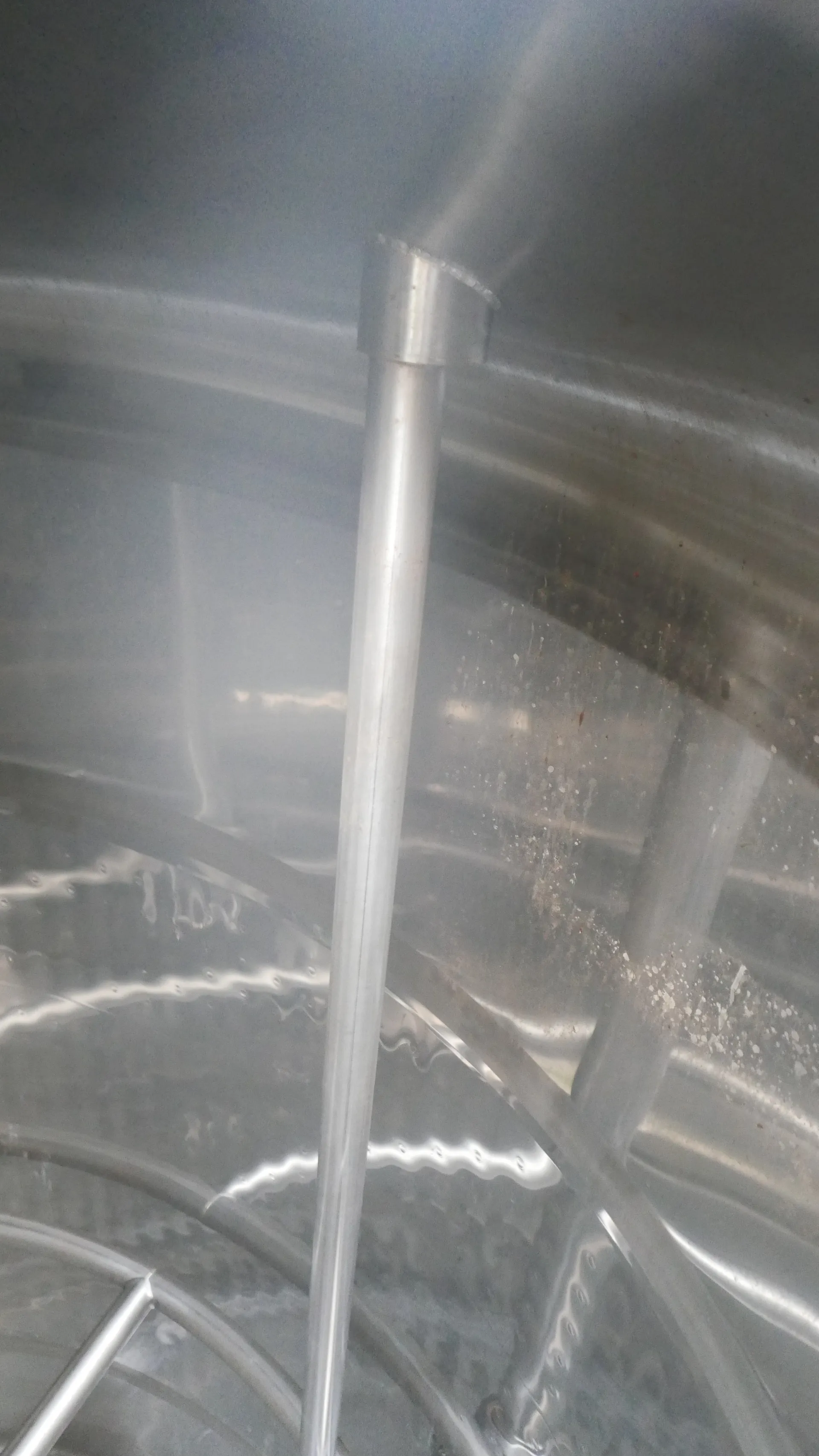 10.000 Liter Maischetaucher /Voll- Taucher RIEGER mit Überspüleinrichtung und Siebzylinder mit Kühlmantel und Steuerung in V2A