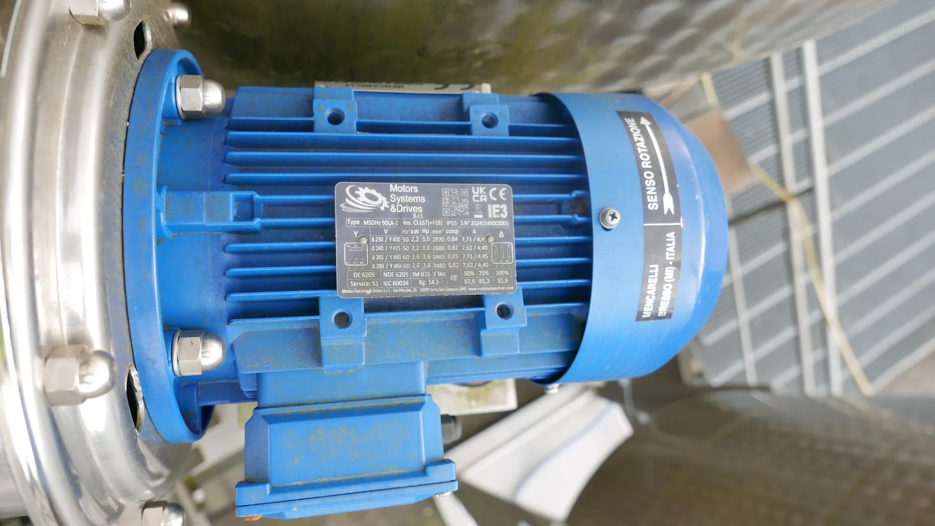 10.000 Liter Maischetaucher /Voll- Taucher RIEGER mit Überspüleinrichtung und Siebzylinder mit Kühlmantel und Steuerung in V2A