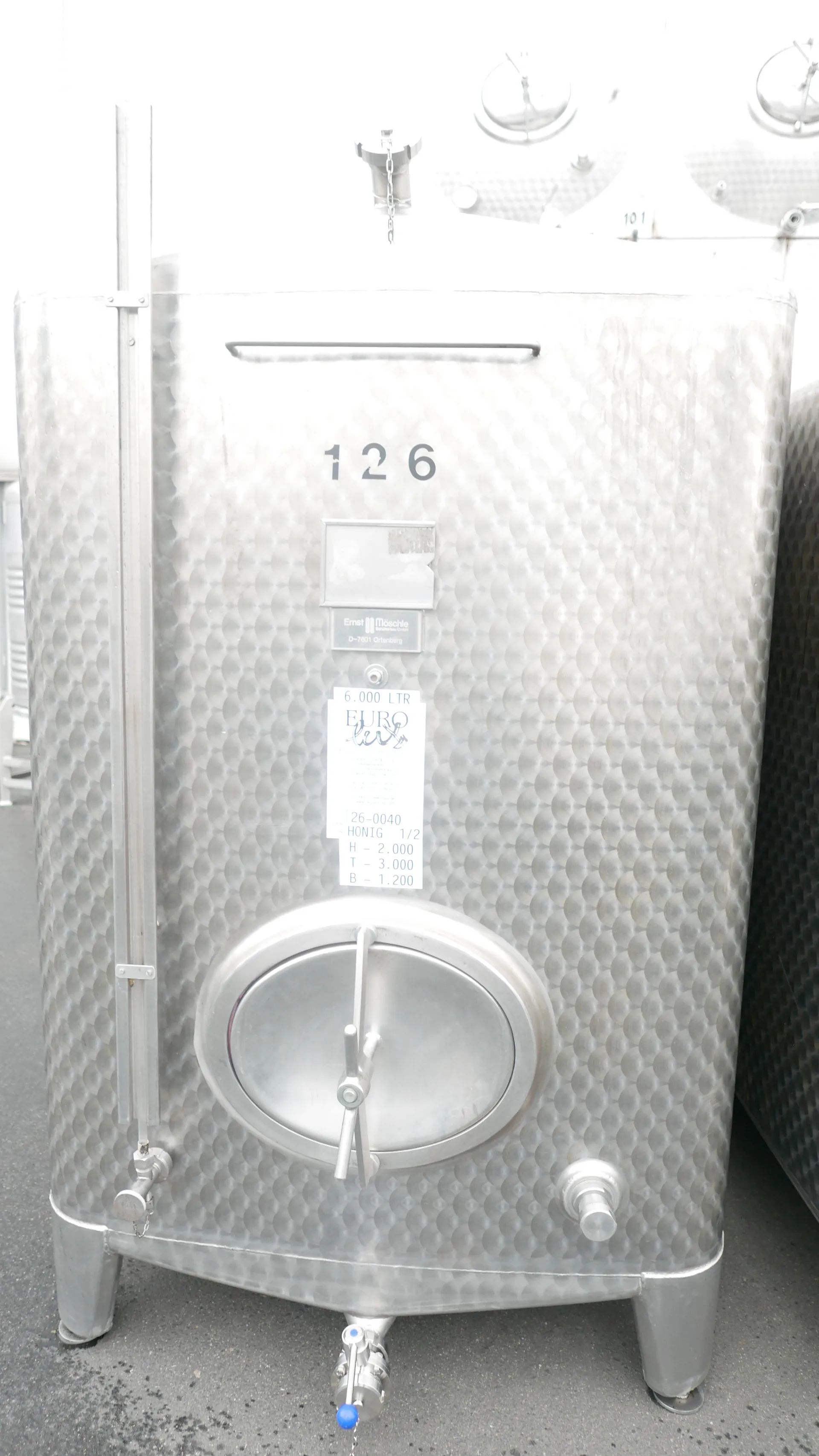 26-0040 6.000 Liter Lagertank kubisch