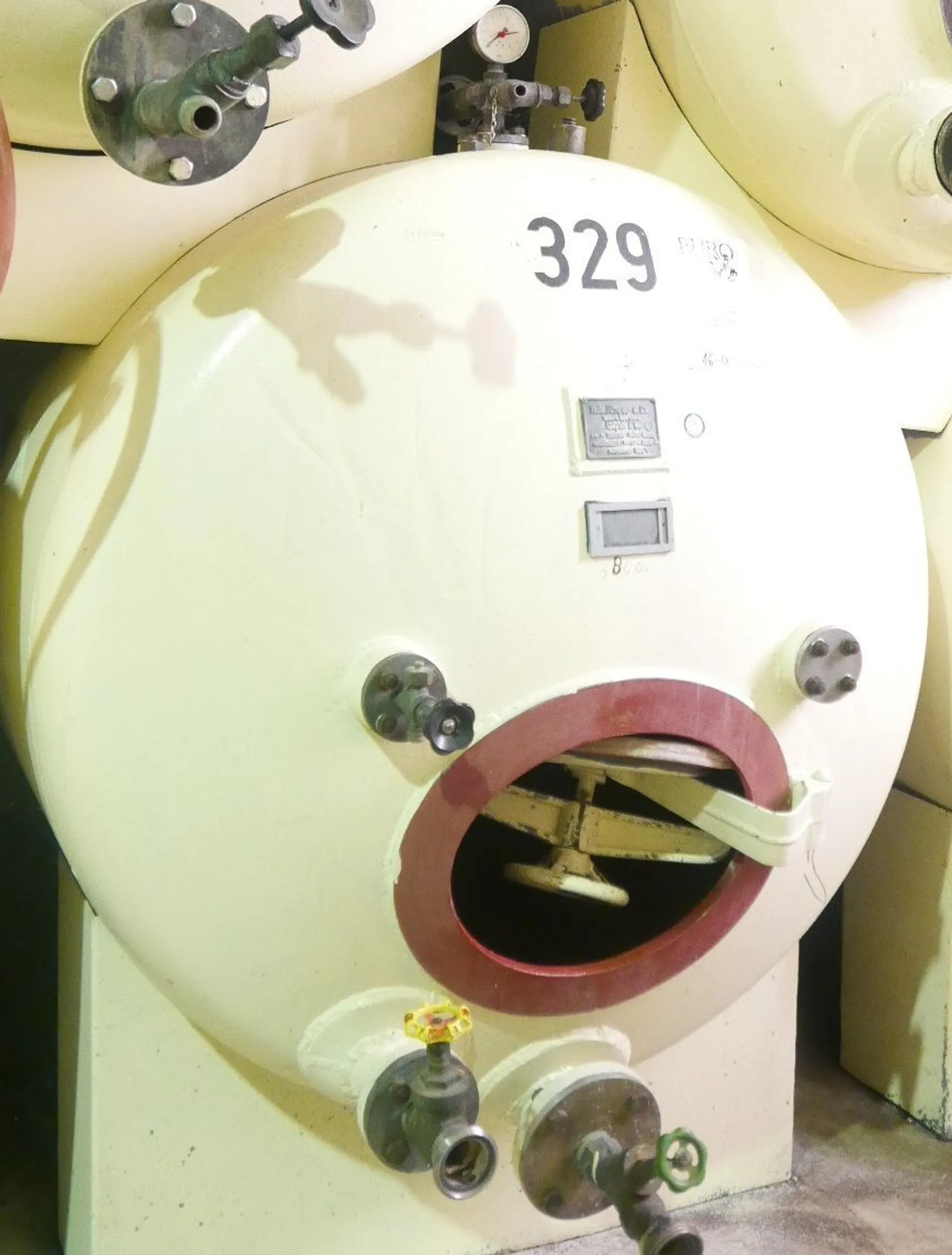 3 800 Liter Drucktank aus Stahl