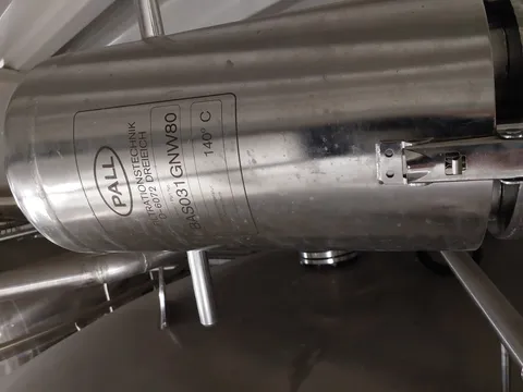 12.890 Liter 2 bar Drucktank Würzesterilisator 2 isoliert