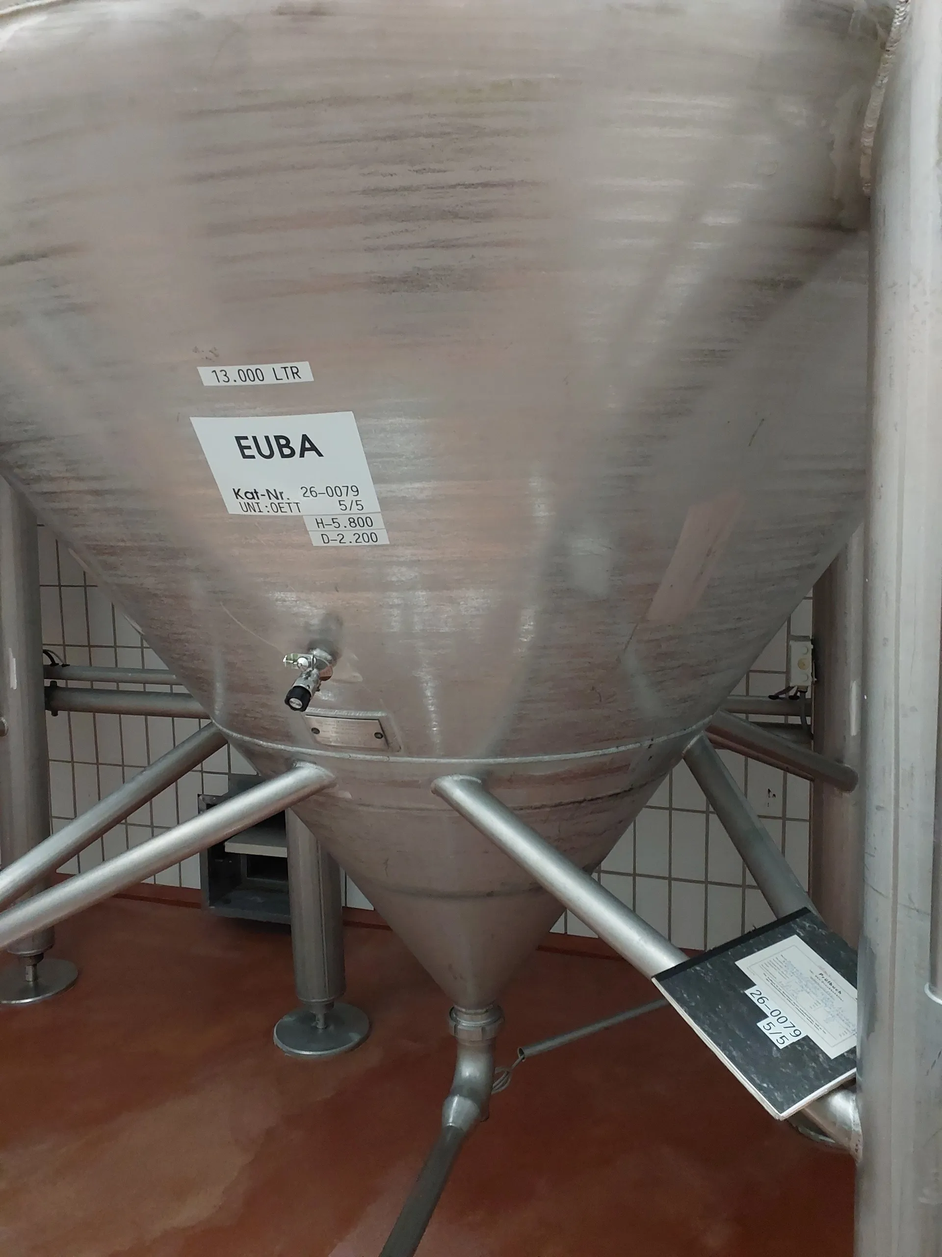 13.000 Liter Hefetank