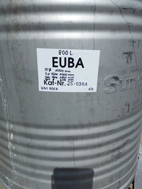 800 Liter Lagertank