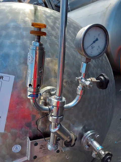 6.000 Liter 8 bar Drucktank in V2A