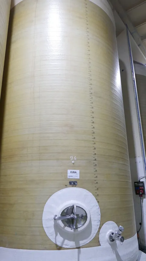 65.000 Liter Flachboden Lagertank GFK, rund/stehend