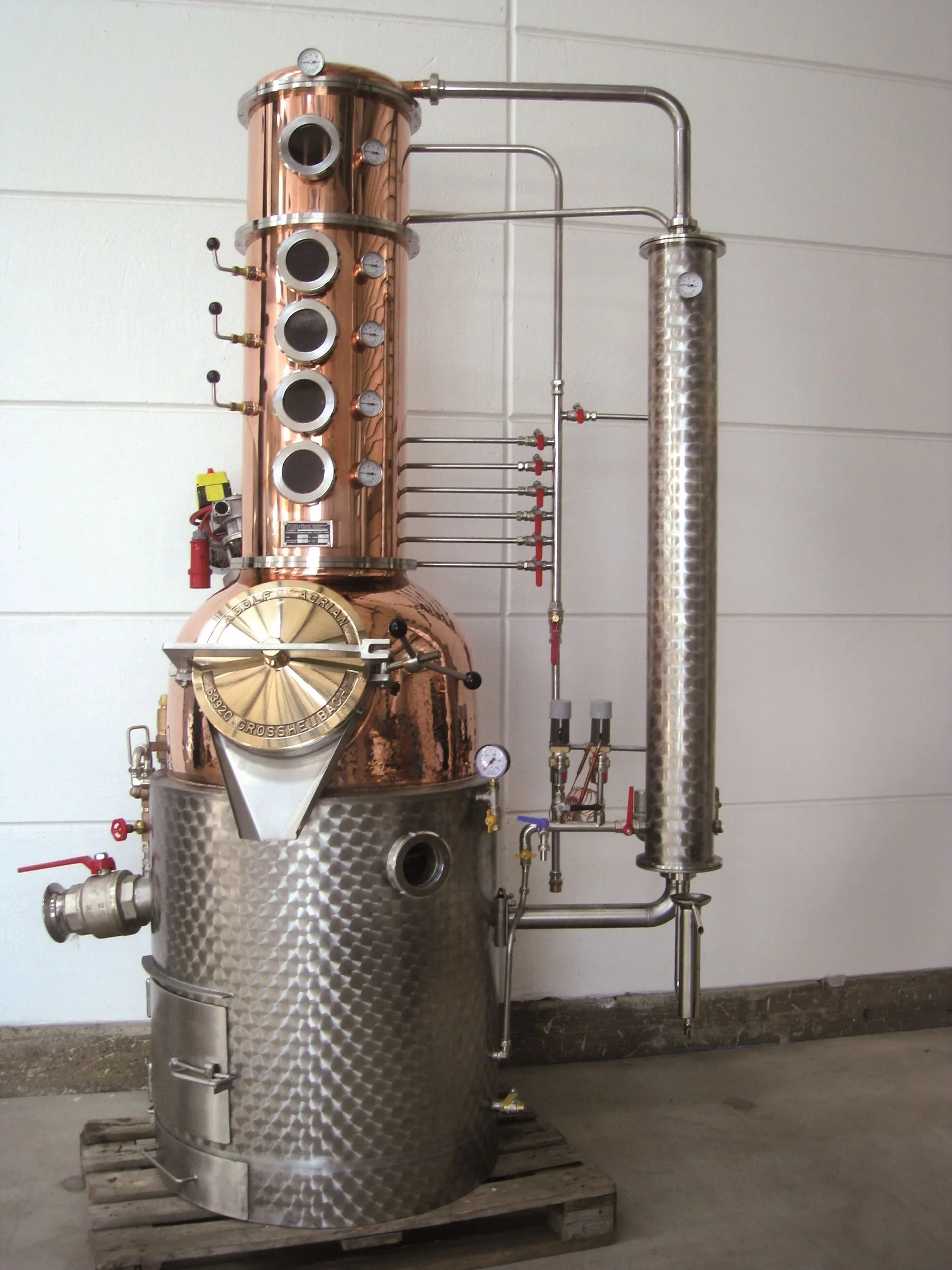 Distillery plant 350 liter mash 