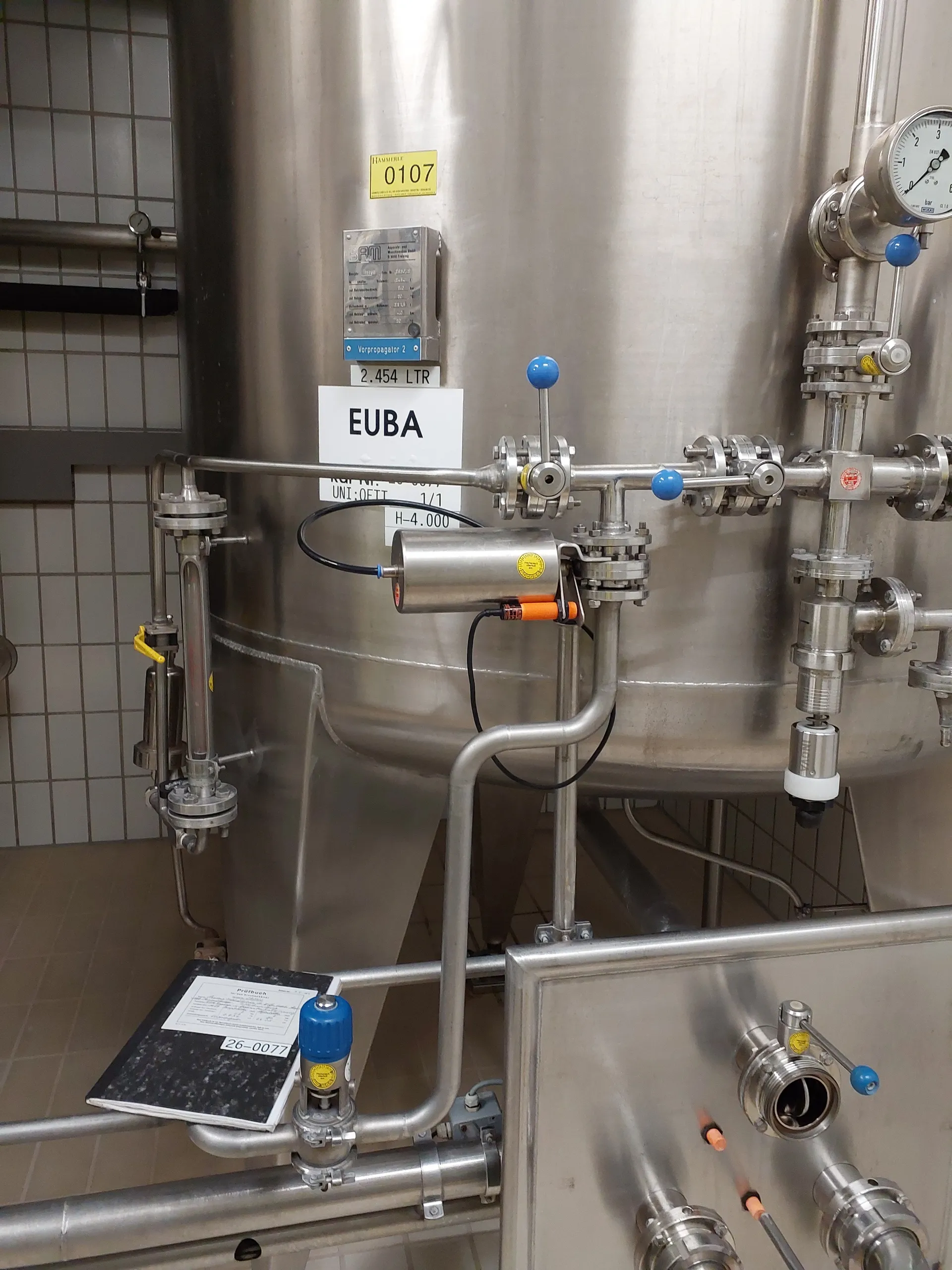 2.454 Liter 2 bar Drucktank Vorpropagator 2 isoliert