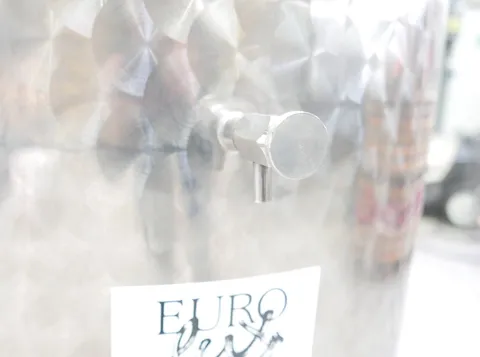  500 litres Eurolux  Always-Full-Tanks in V2A – Floating Cover - round vertical on Feet – NEW!