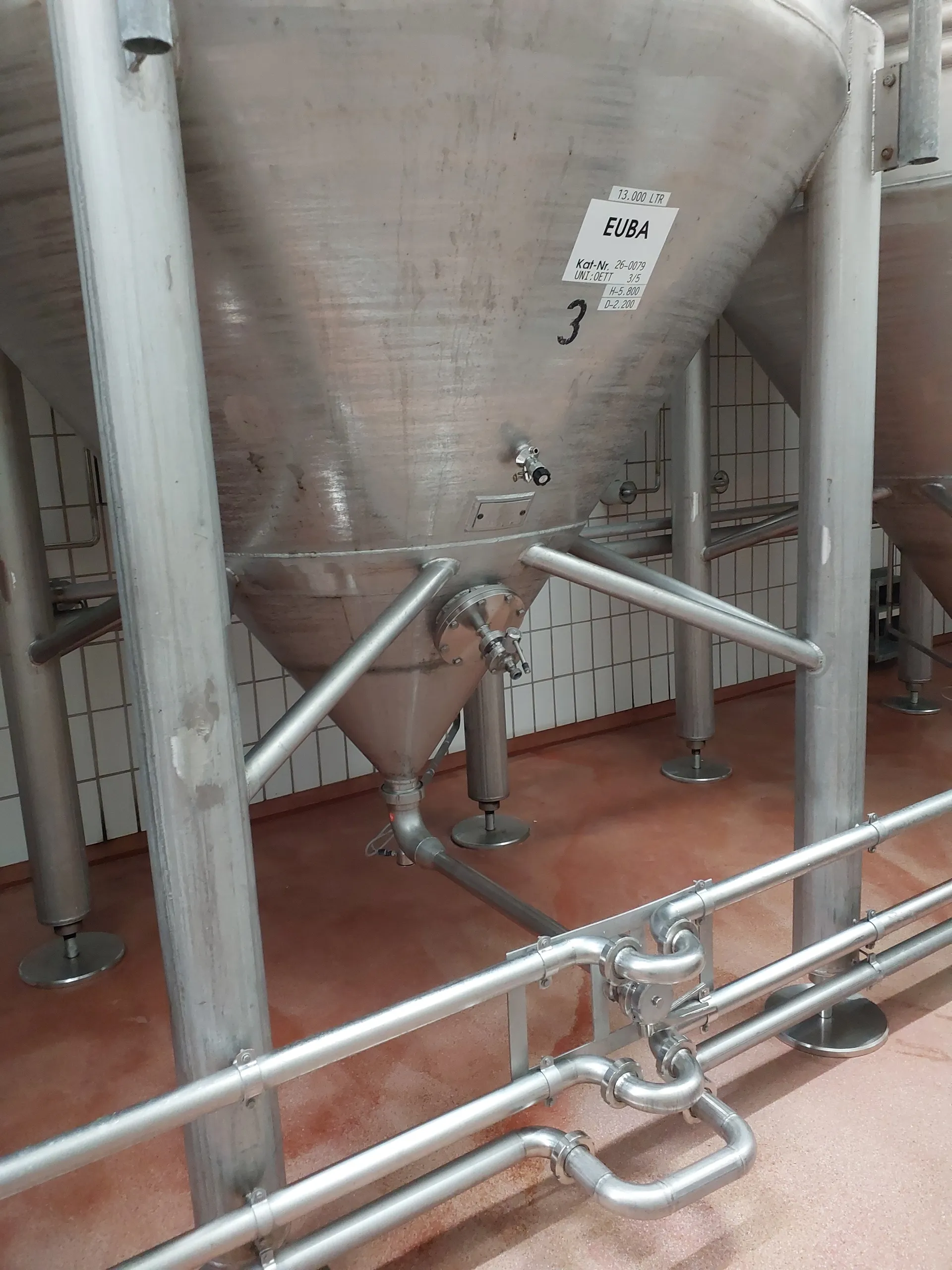 13.000 Liter Hefetank