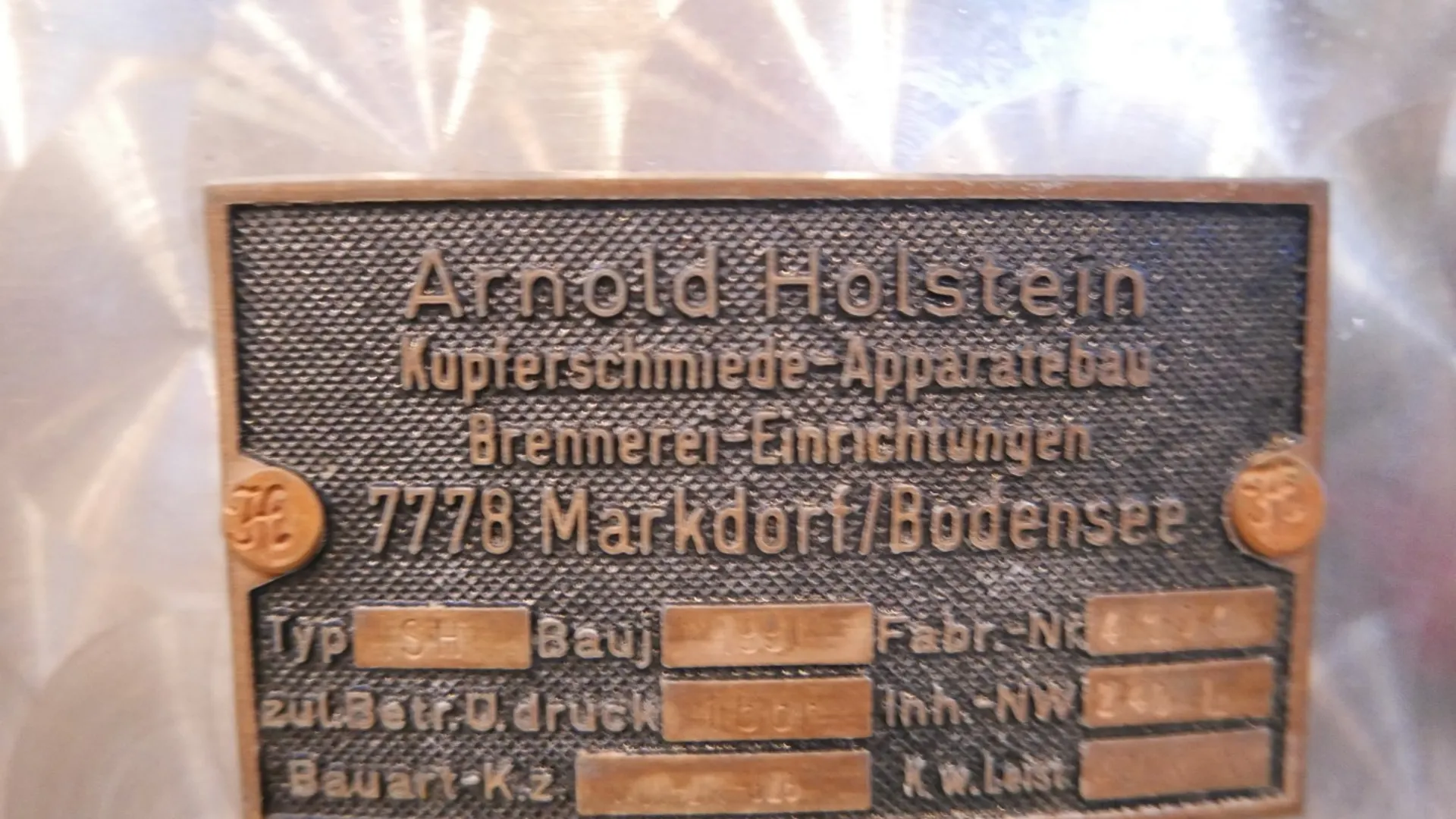 240 Liter Brennkolonne mit Brennkammer und Rührwerk