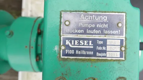 Pumpe KIESEL SP6 mit Trichter und Förderschnecke und Rotor/Stator