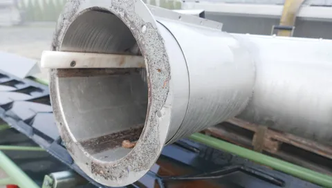 Spiralschnecke-Querförderer 4,10 m / Höhenförderer 8,10 m