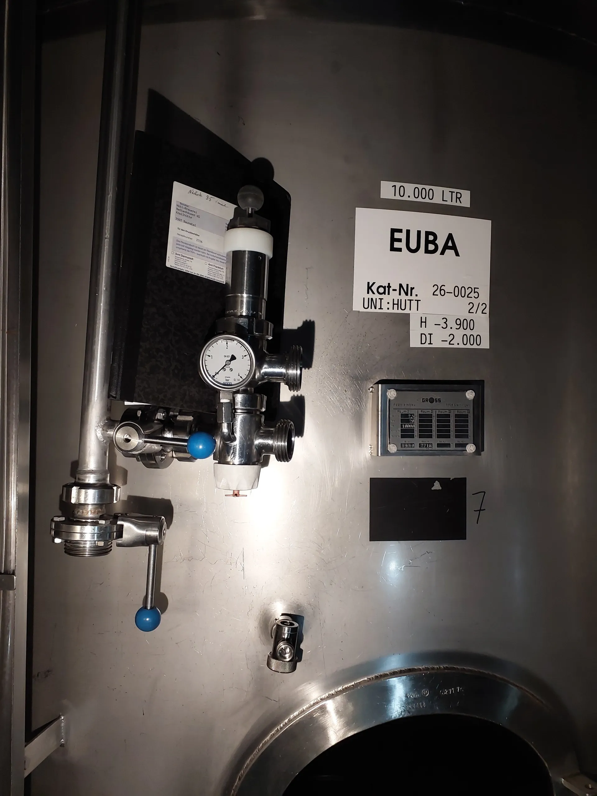 10000 Liter Drucktank/ Lagertank GROSS