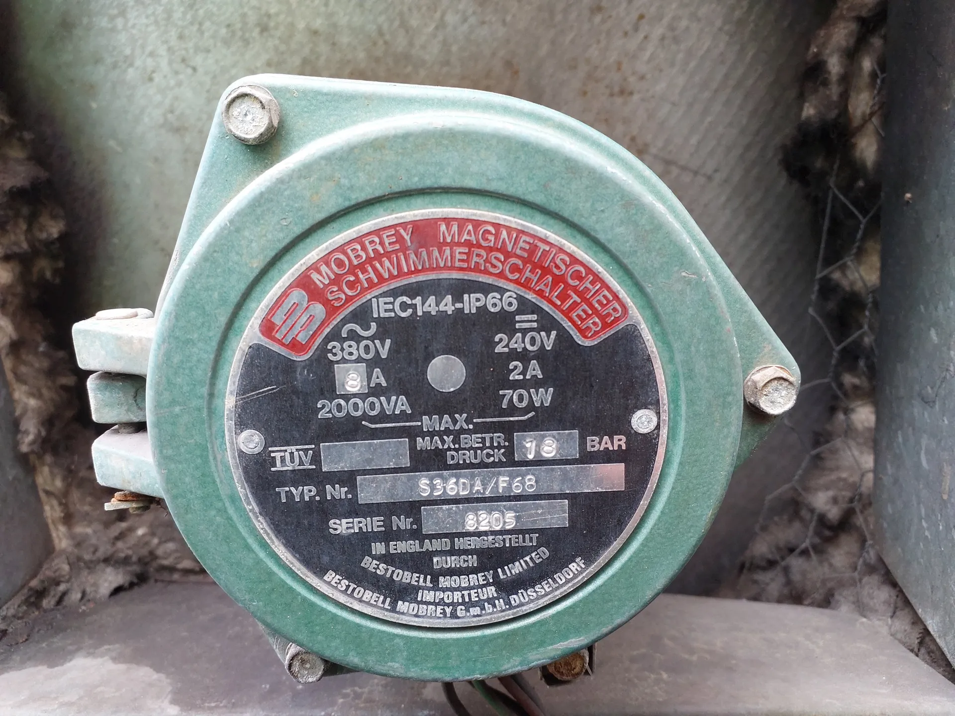 45.000 Liter Drucktank, isoliert horizontal