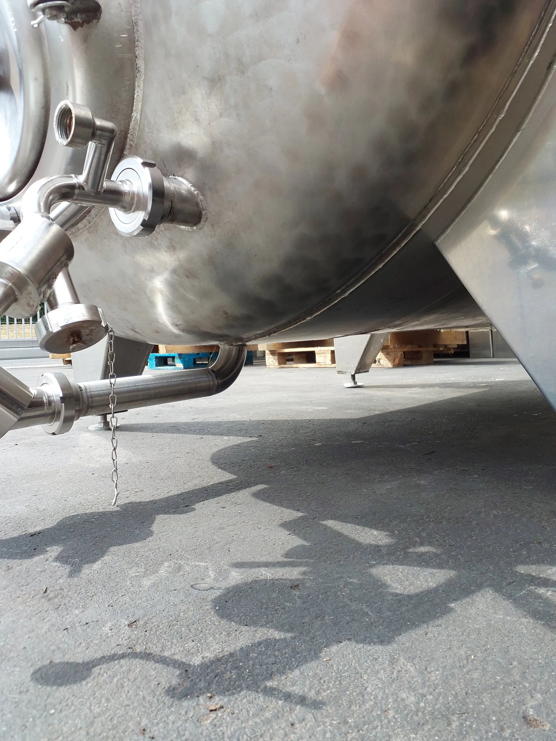 3.000 Liter 8 bar Drucktank in V2A