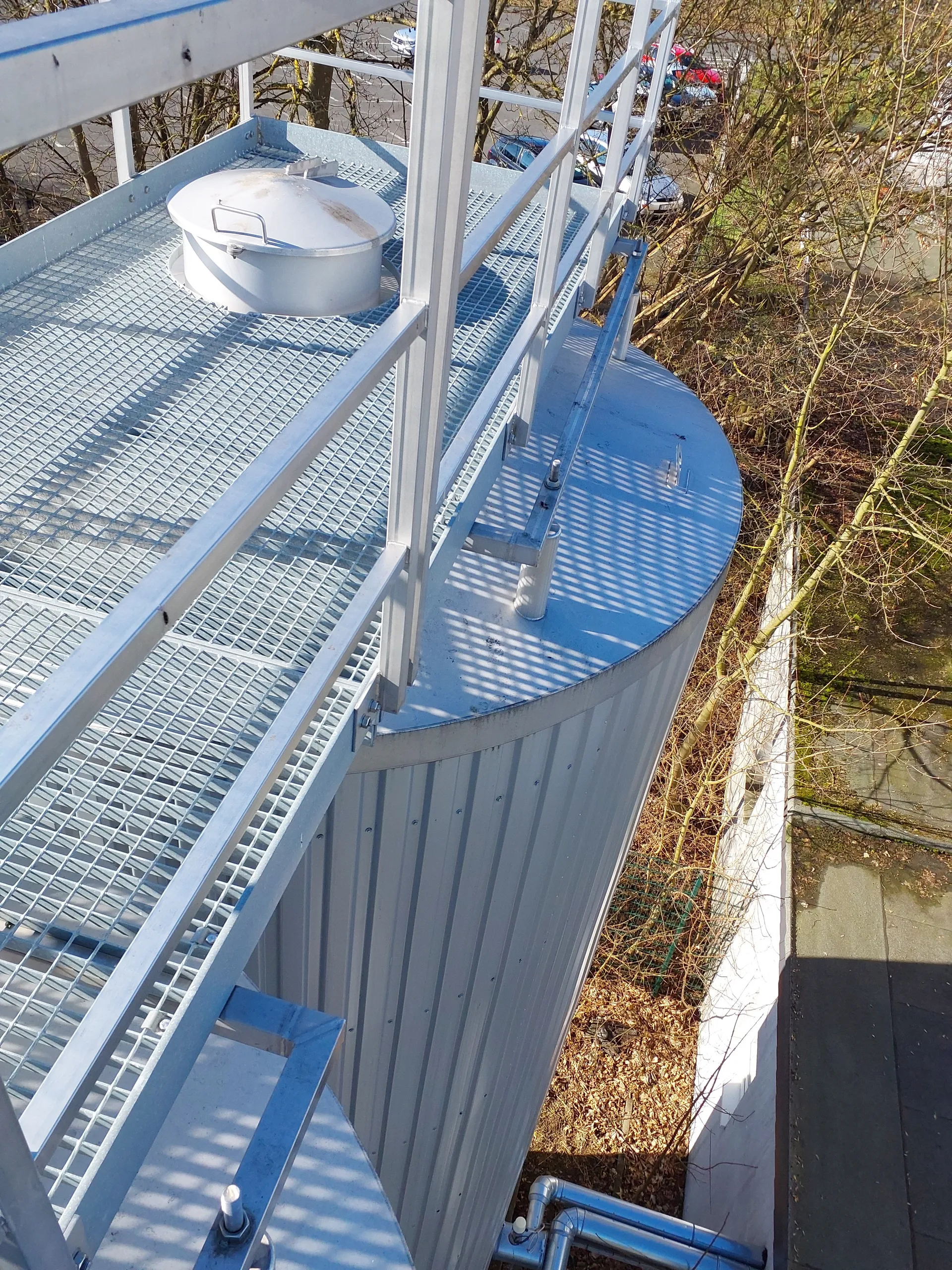 53700 Liter Brauwassertank mit Isolierung