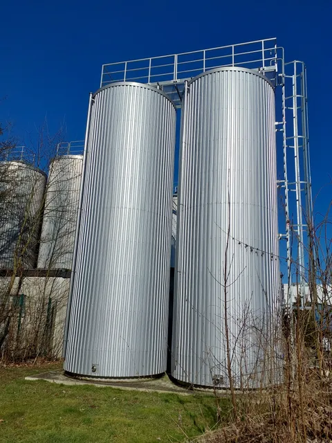 53700 Liter Brauwassertank mit Isolierung