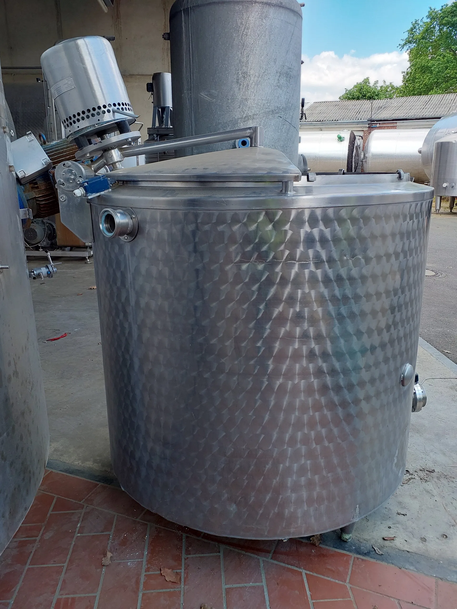 600 Liter Mischtank mit Isolierung