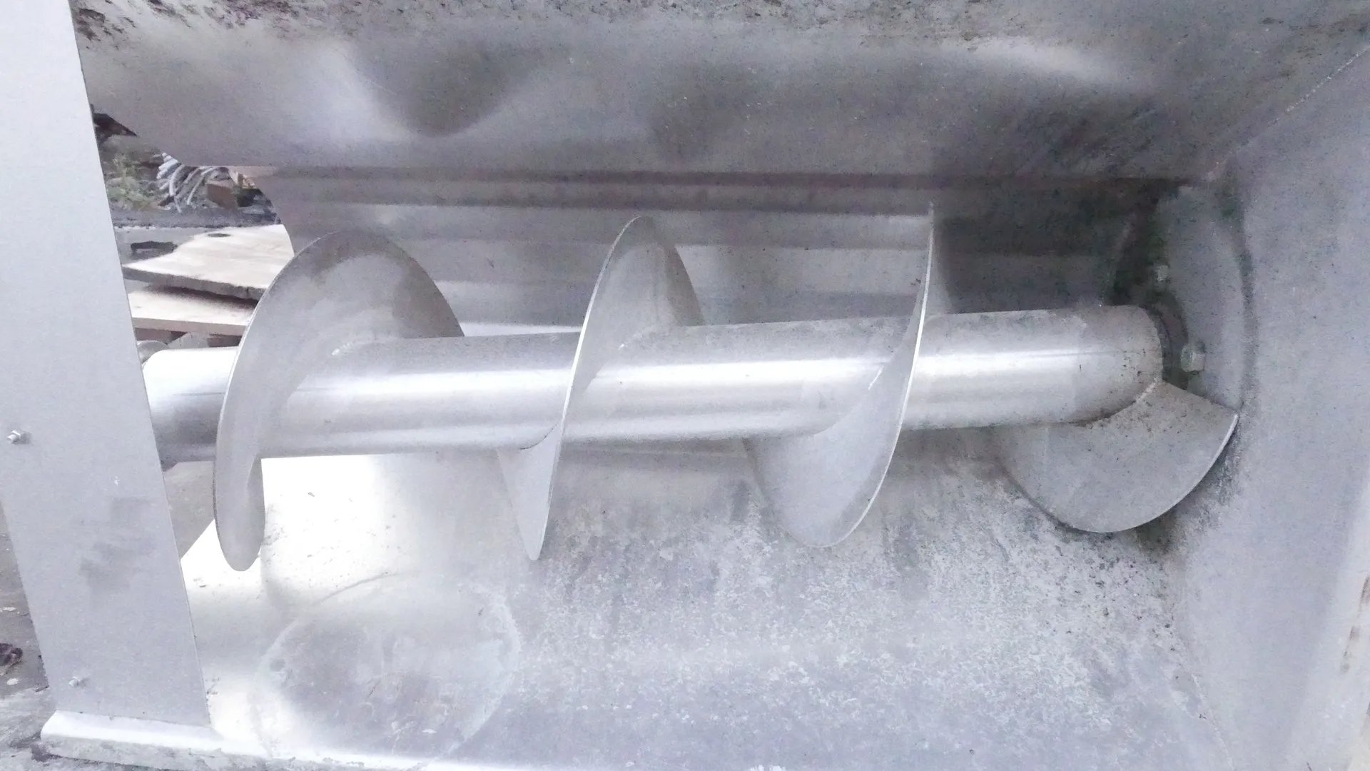 Spiralschnecke-Querförderer 4,10 m / Höhenförderer 8,10 m