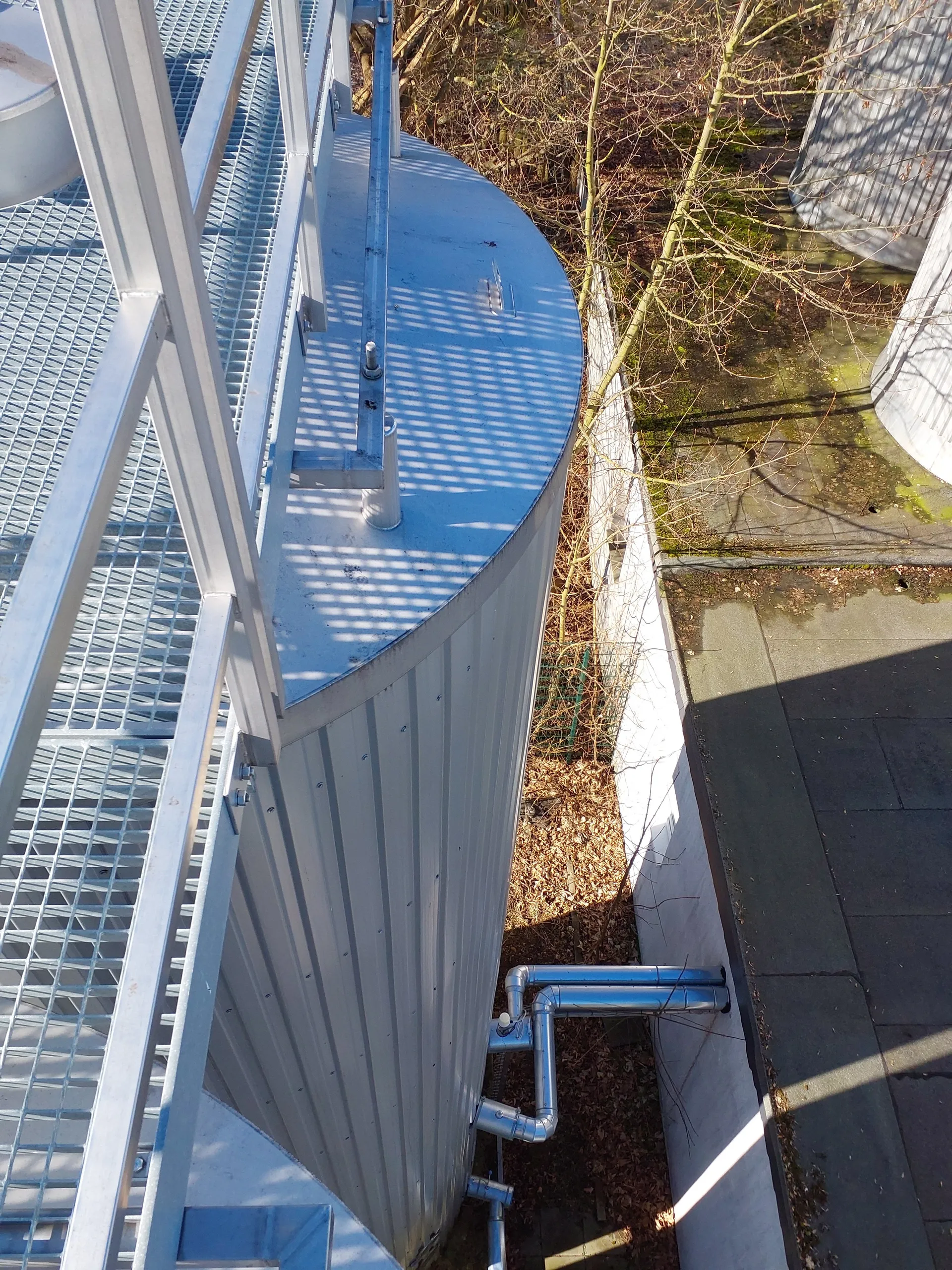 53700 Liter Brauwassertank mit Isolierung