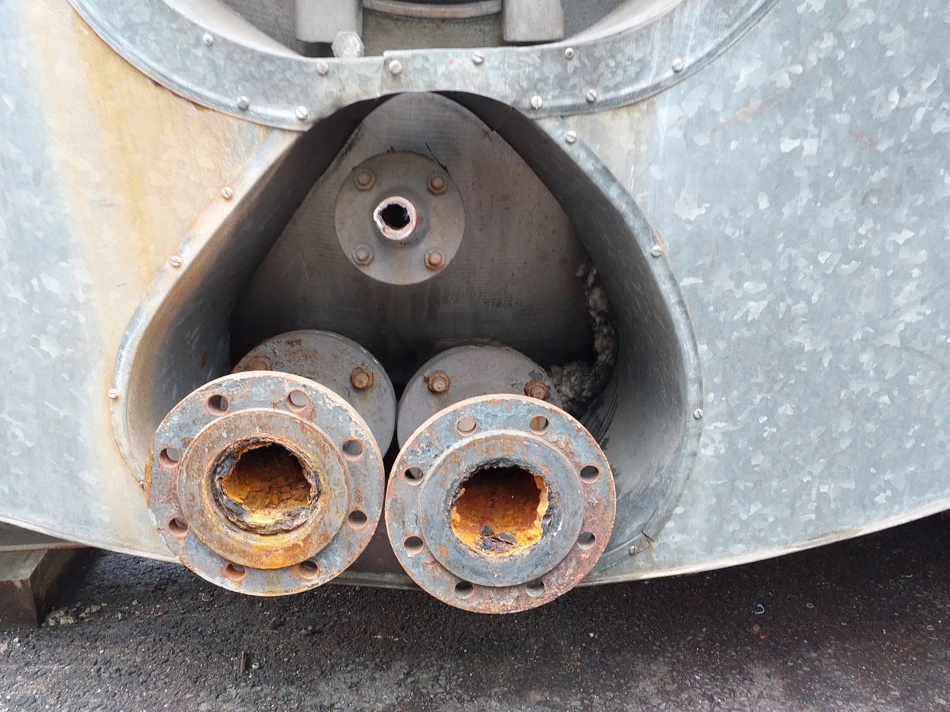 45.000 Liter Drucktank, isoliert horizontal