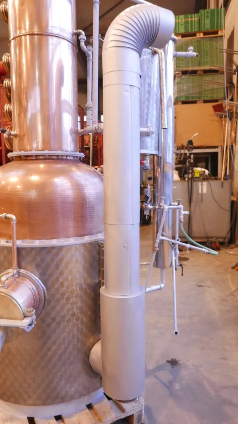 148 Liter Brennkolonne mit Brennkammer und Rührwerk HOLSTEIN