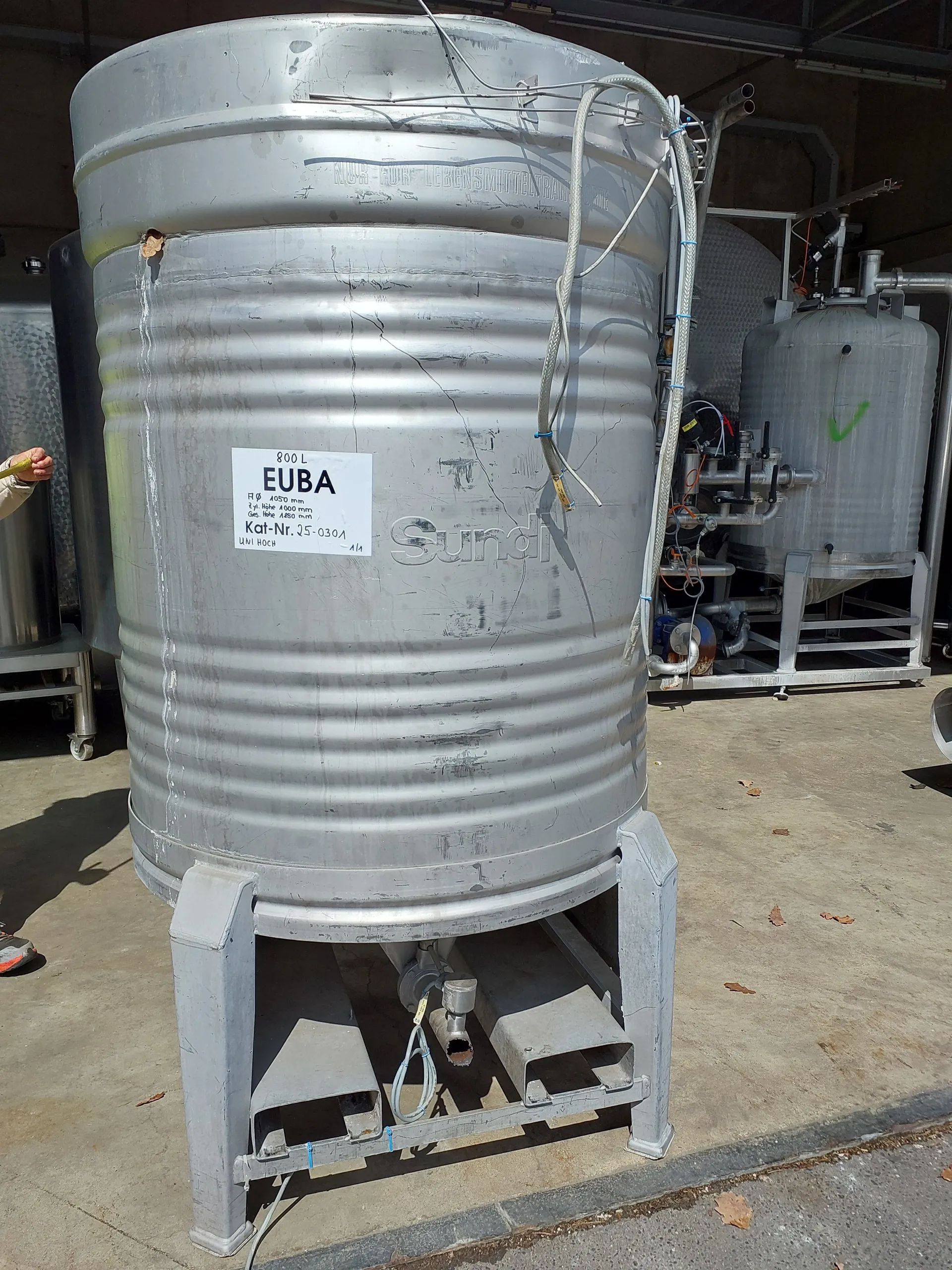 800 Liter Lagertank