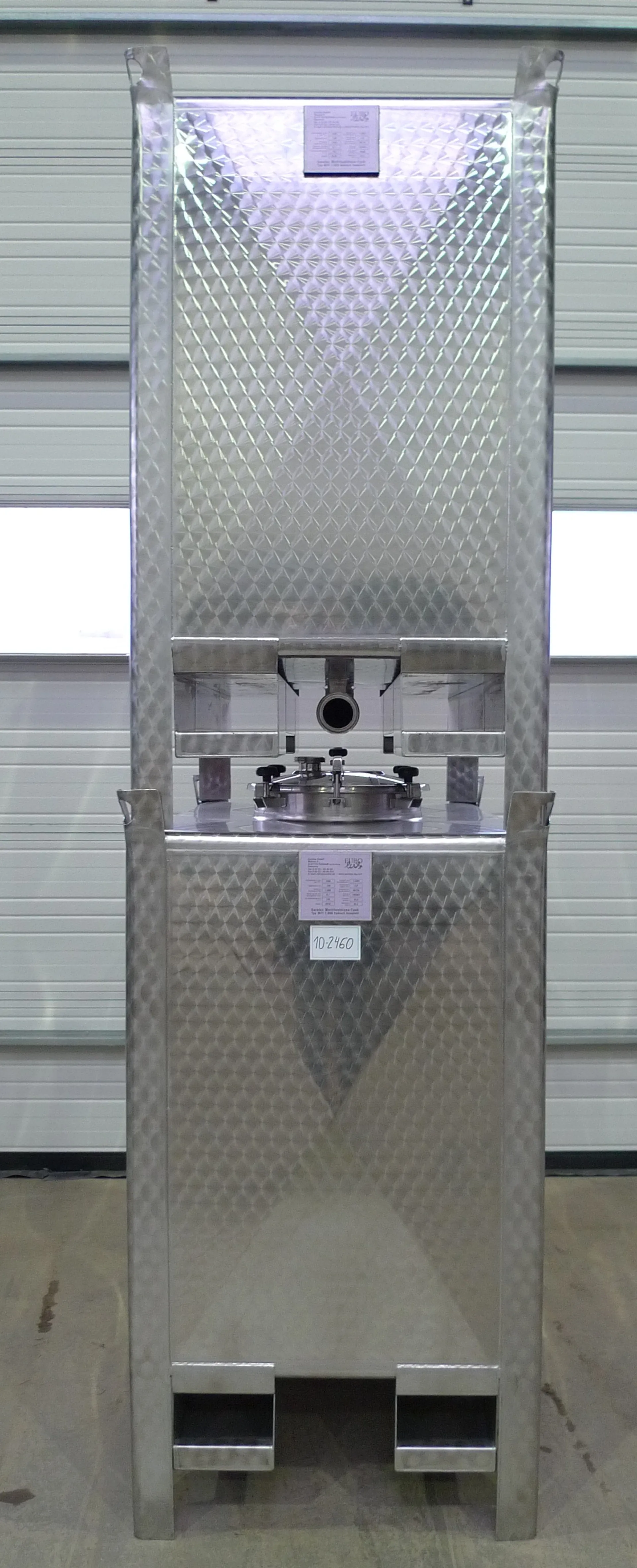 Lager- und Transporttanks 1000 Liter RECHTECKIG aus V2A 