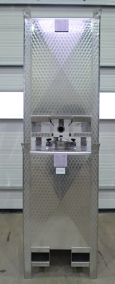 Lager- und Transporttanks 1000 Liter RECHTECKIG aus V2A 
