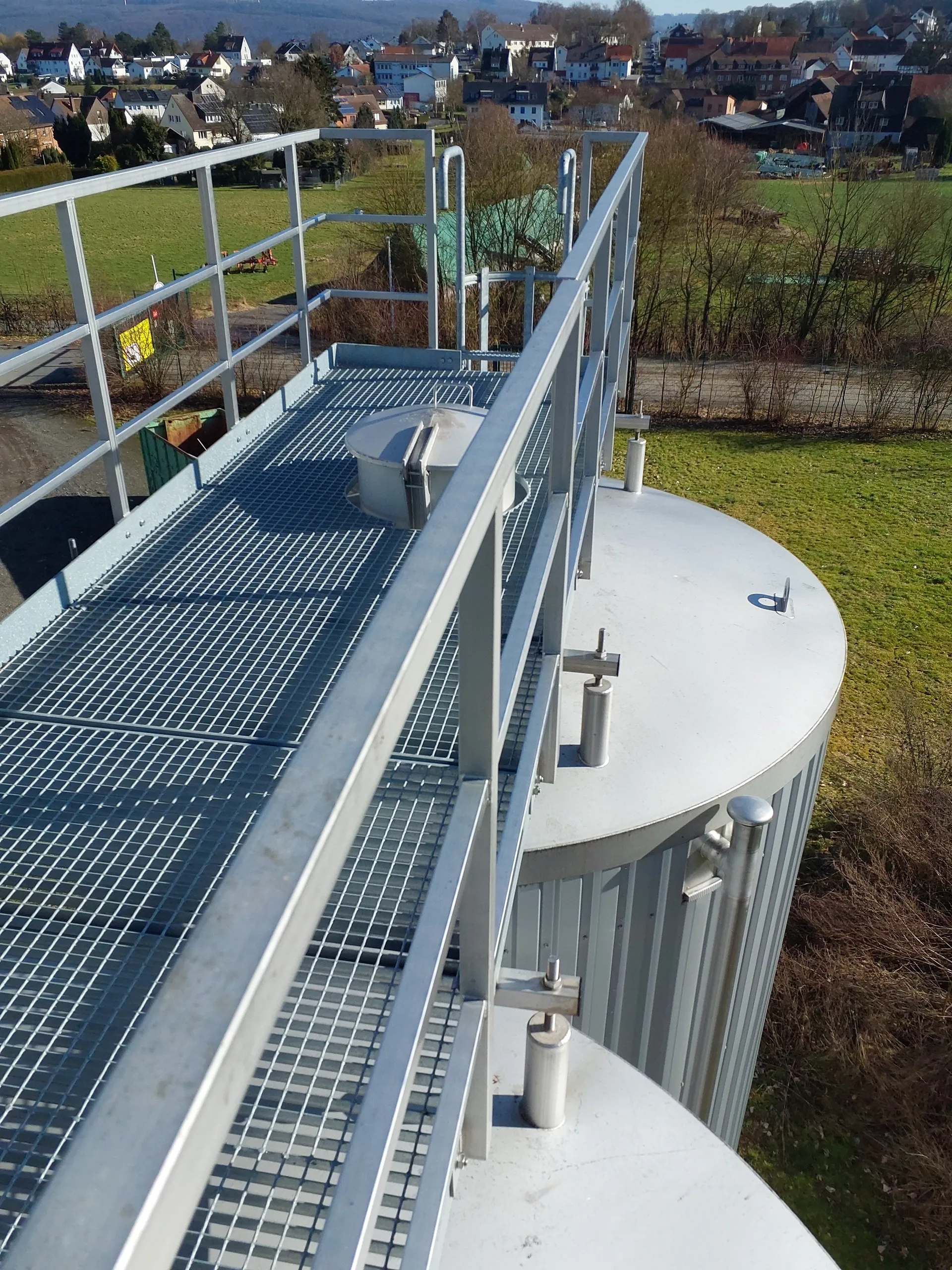 53700 Liter Brauwassertank mit Isolierung