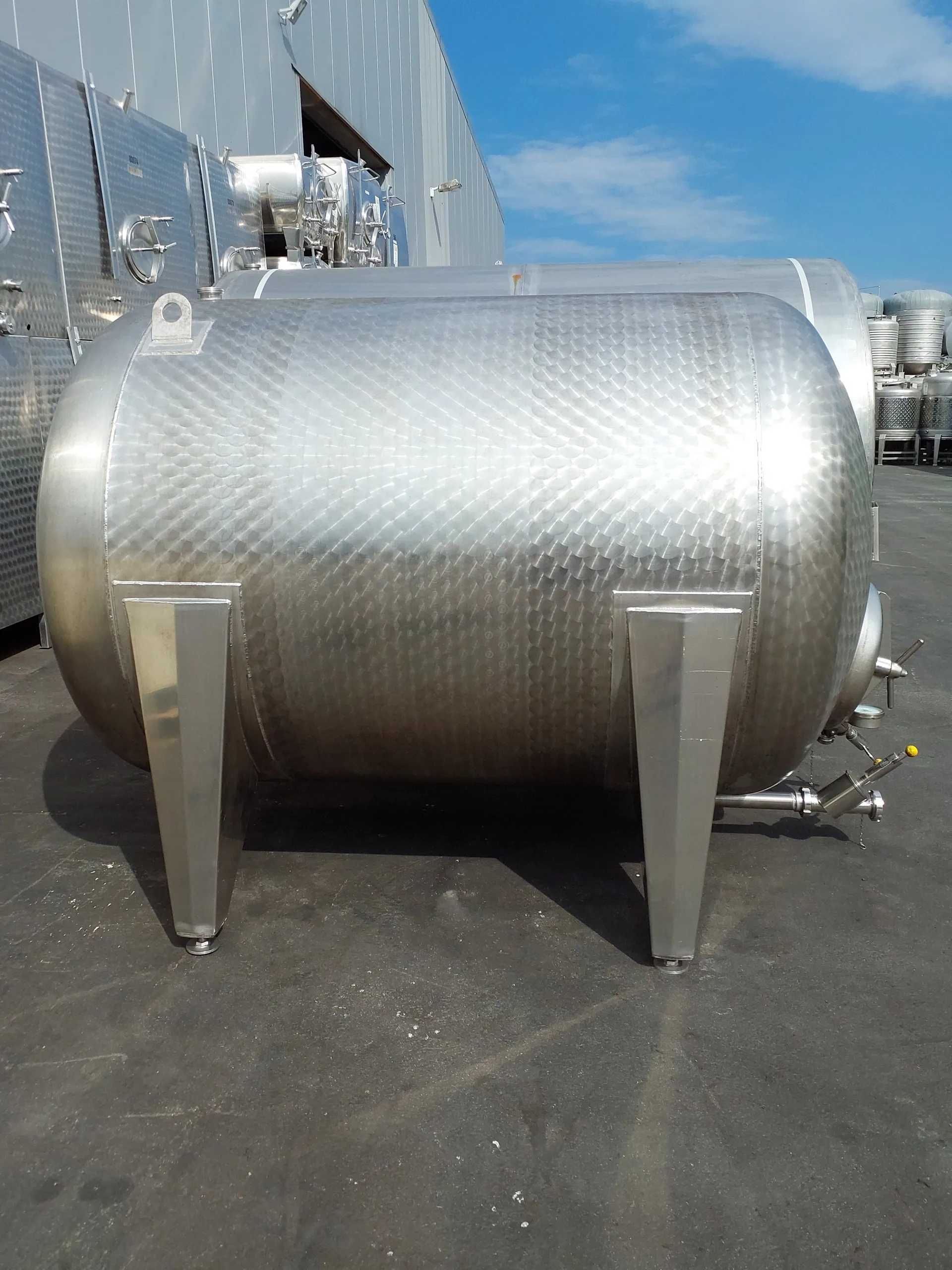 3.000 Liter 8 bar Drucktank in V2A