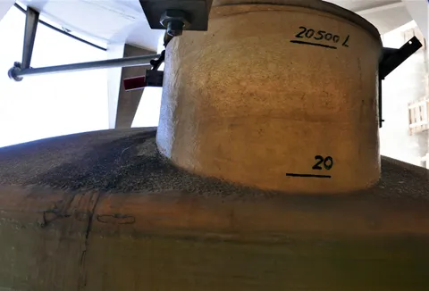 GFK Lagertank 21.000 Liter rund mit Flachboden