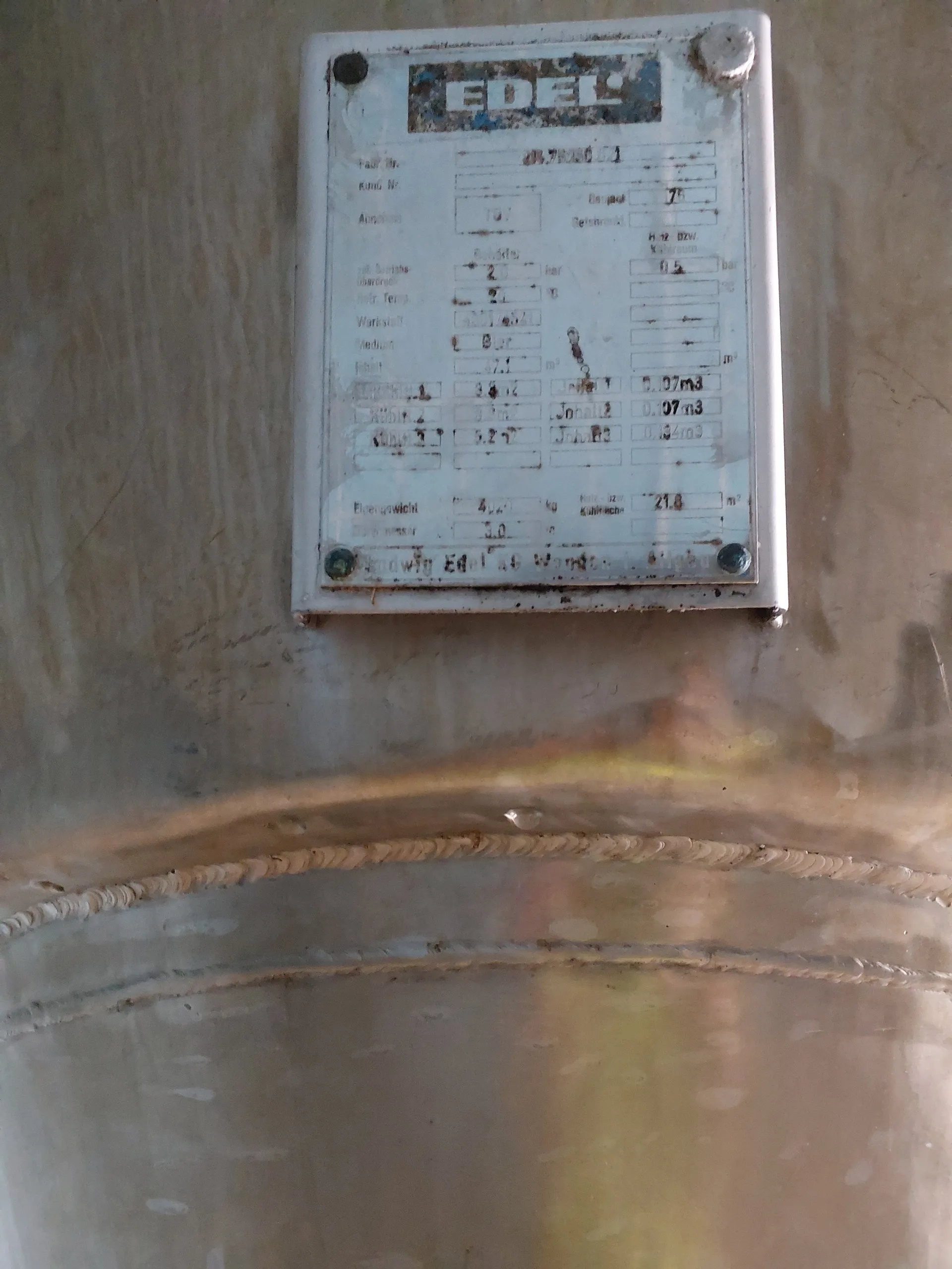 47100 Liter ZKG Tank/ Biertank EDEL